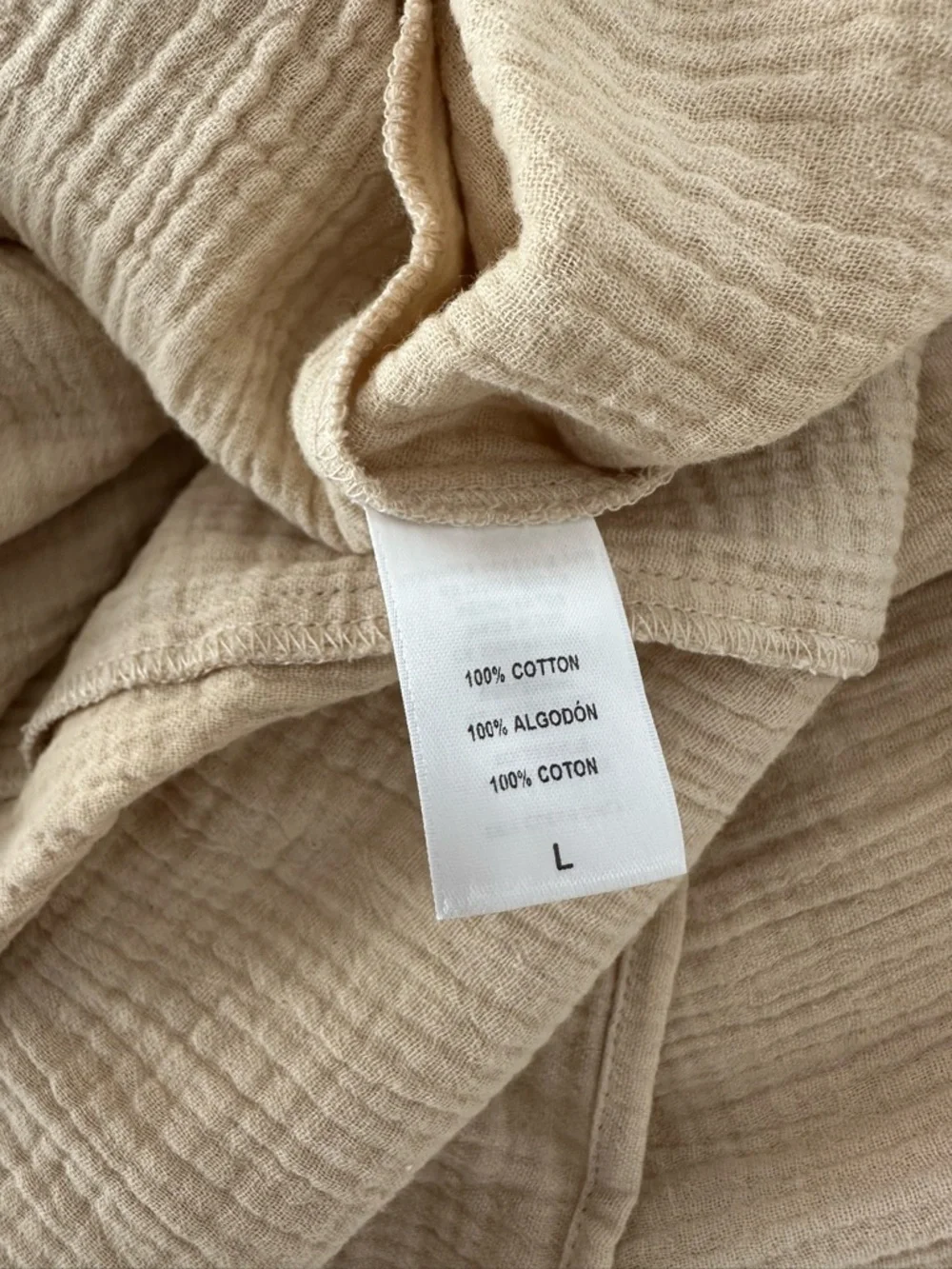 Rachel Pally Gauze Cecelia dress in almond tan - Picture 6 of 6